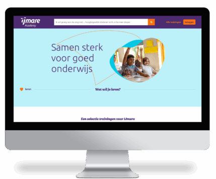 Ijmare whitelabel scherm
